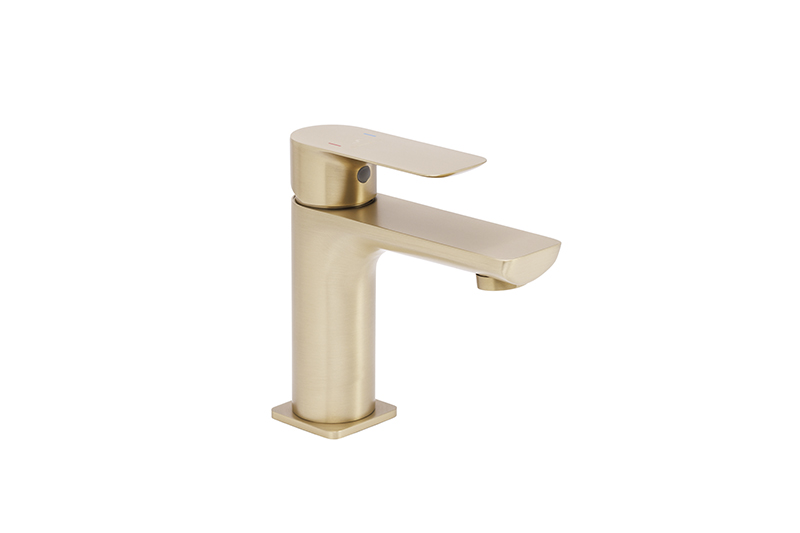 Luso basin mixer brushed gold 5100030112 Luso Basin Mixer - Image 1