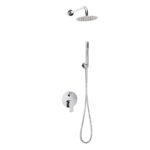 Luso circular concealed shower kit with 4 outlets